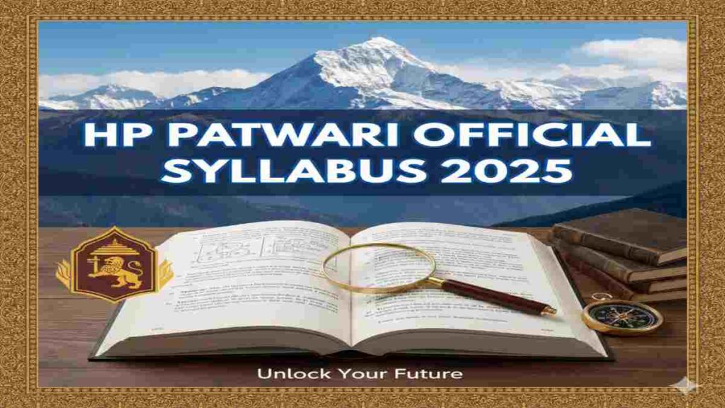 Himahal Pradesh Patwari 2025 Syllabus